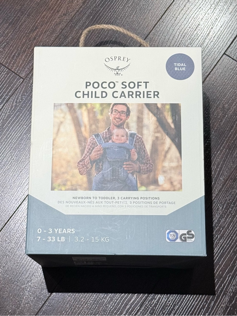 BRAND NEW! Osprey Poco Soft Child Carrier - Tidal Blue - Picture 2 of 10